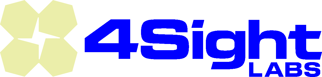4Sight Labs Logo Yellow and Blue